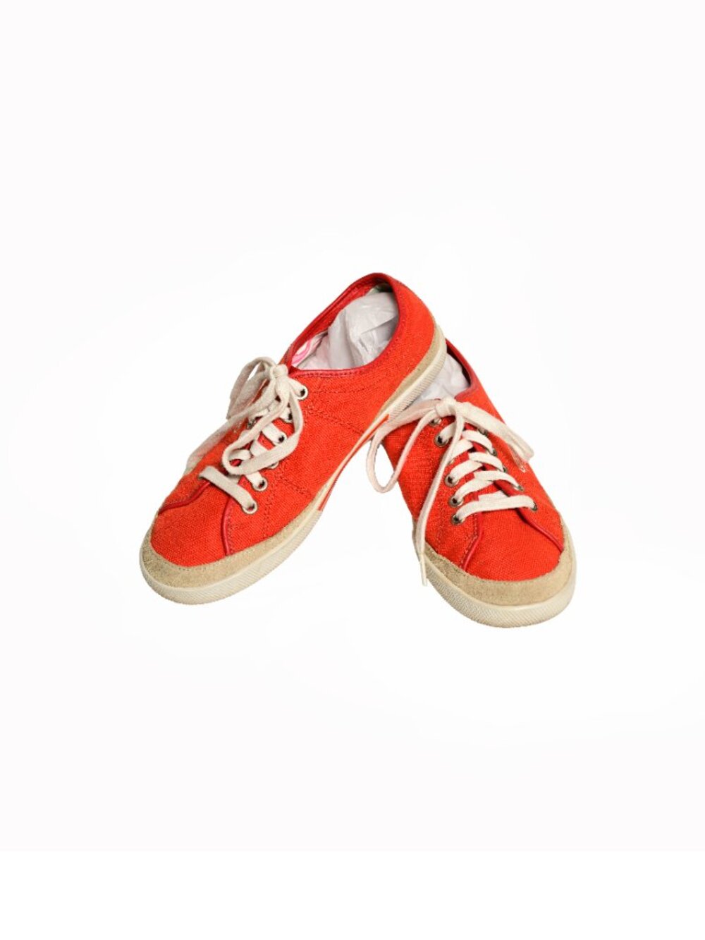 COACH - Orange Canvas Sneakers Size 8- Casual / Y2K - Picture 8 of 13